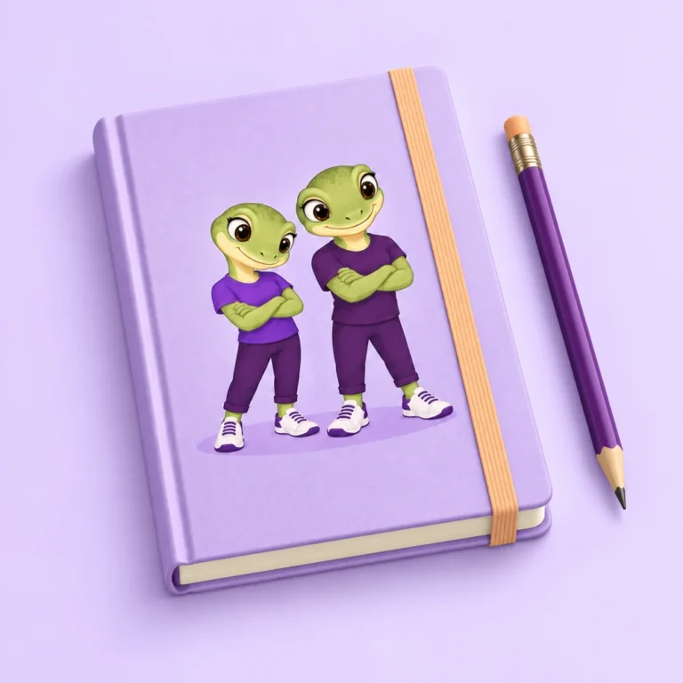 HookSpark lavender notebook