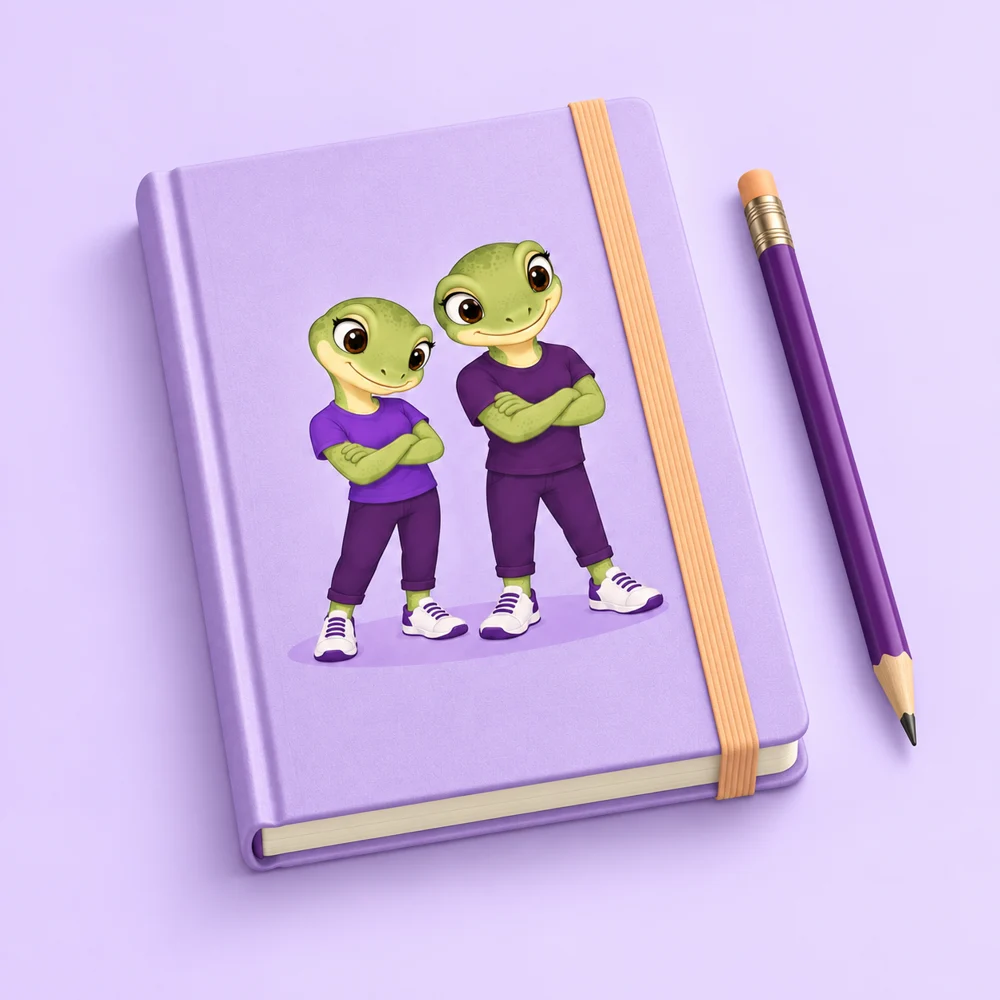 HookSpark lavender notebook