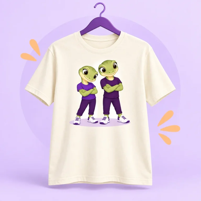 Ivory HookSpark shirt with our mascots